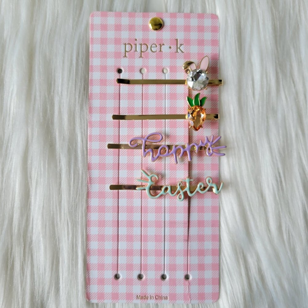 Piper K Happy Easter Hair Pins
